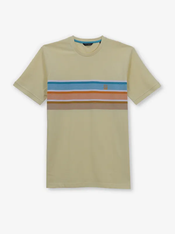 KILLER dusty yellow cotton t-shirt
