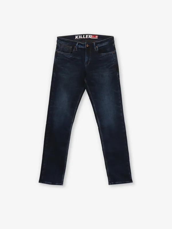 KILLER navy blue washed denim jeans