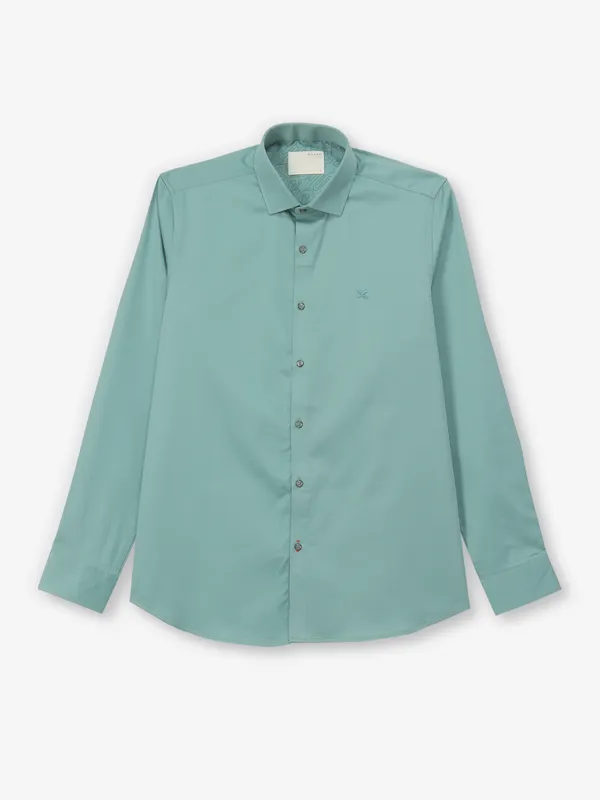 KILLER Plain mint green casual shirt