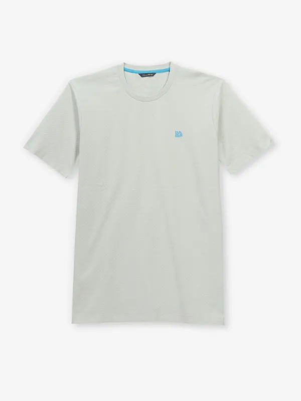 KILLER sage green textured t-shirt