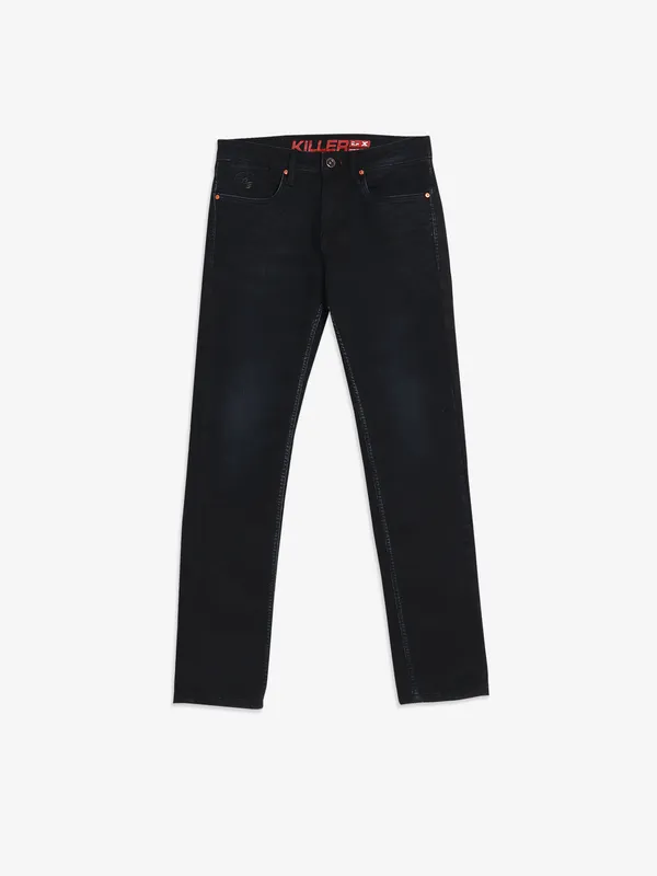 KILLER dark navy slim fit solid jeans