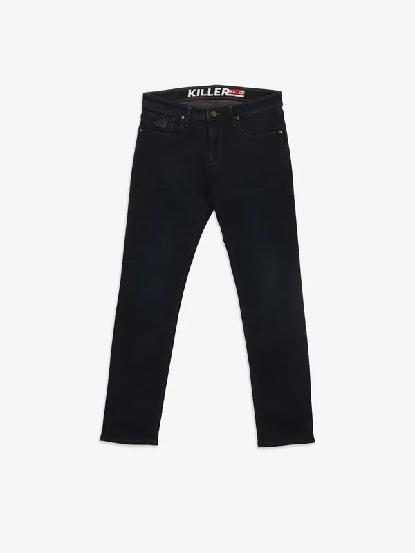 KILLER solid dark blue jeans