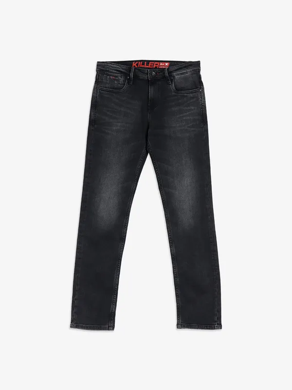 Killer washed black slim jeans