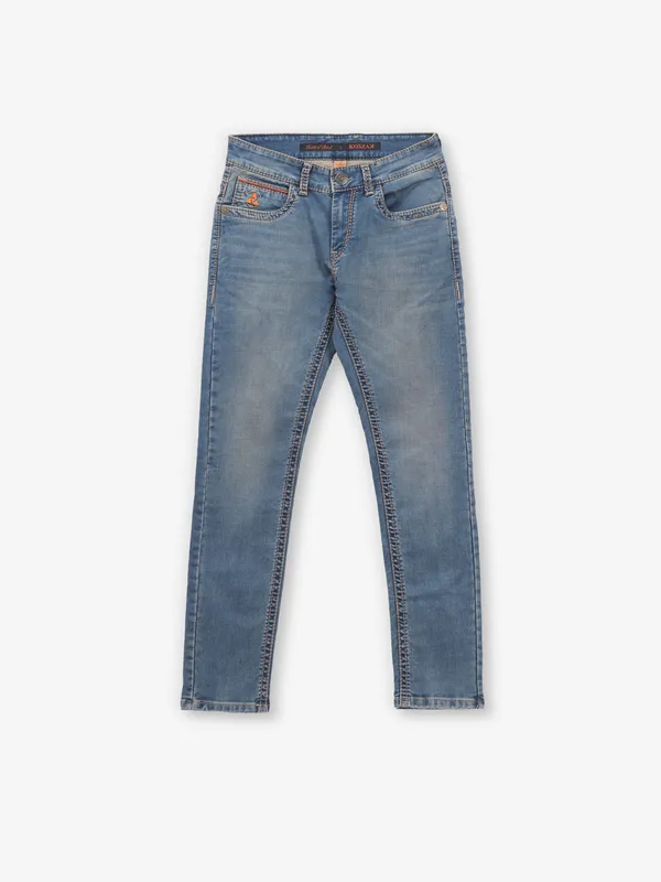KOZZAK light blue washed denim jeans