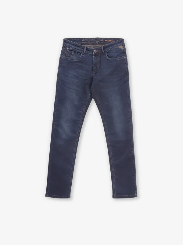 KOZZAK vintage blue washed super skinny fit denim