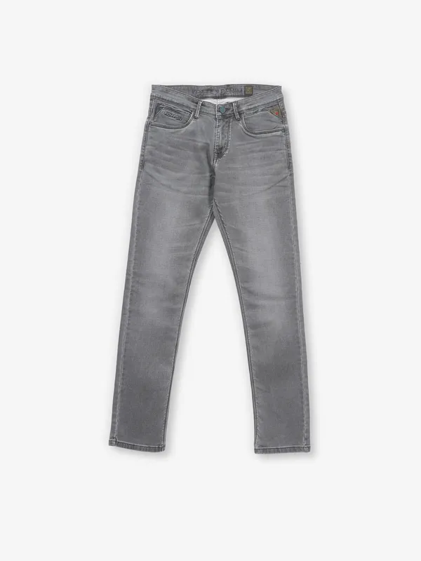 KOZZAK washed olive super skinny denim