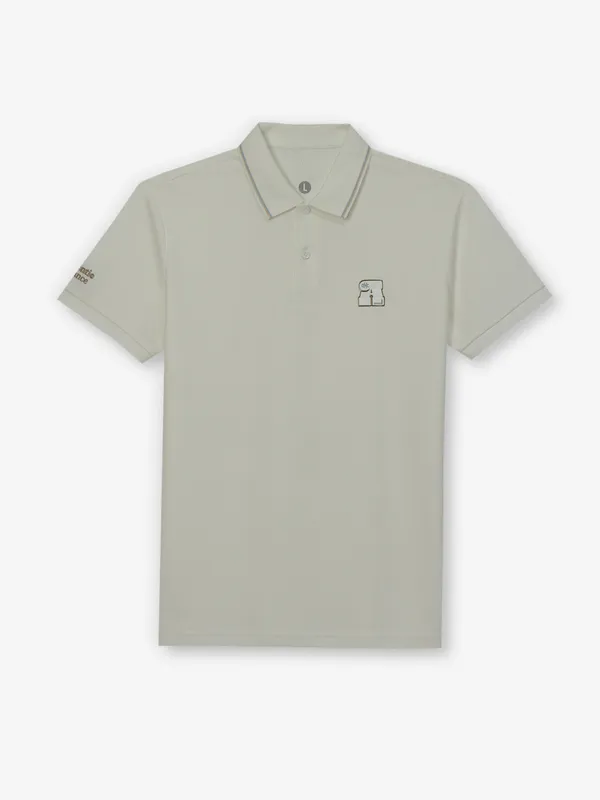 KUCH KUCH slim fit off white t-shirt in cotton