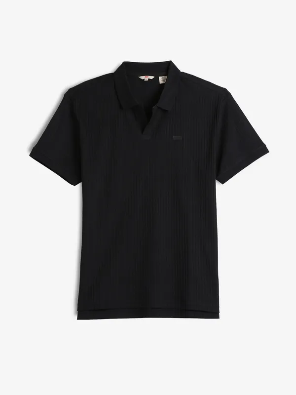 LEVIS black half sleeve casual t-shirt