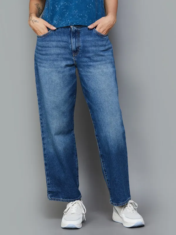 LEVIS blue denim baggy jeans