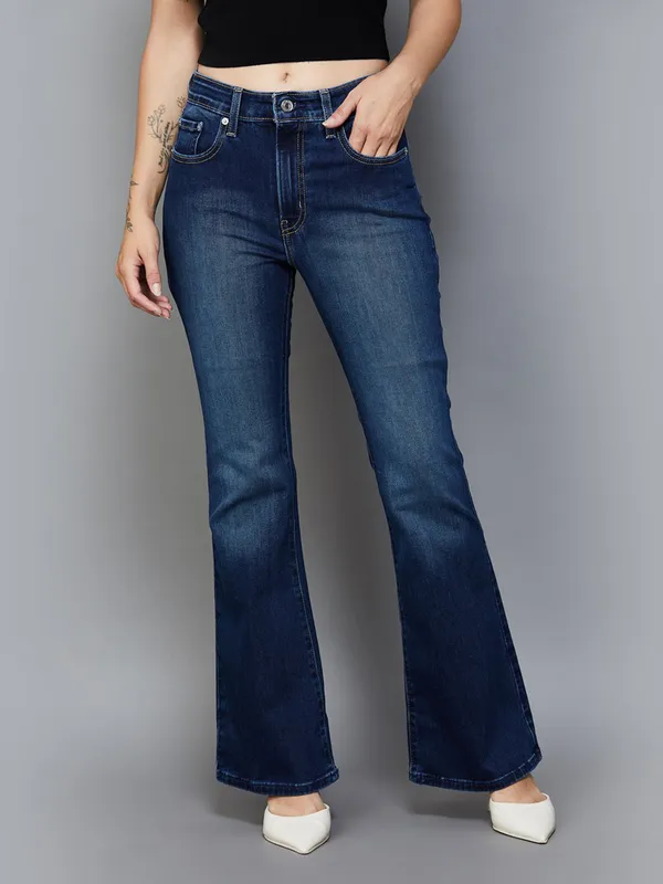LEVIS denim navy bootcut denim jeans