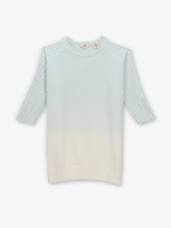 LEVIS mint blue shaded top for women