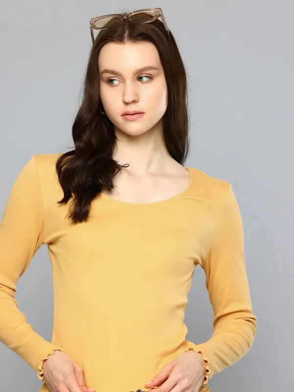 LEVIS mint green cotton t-shirt for women