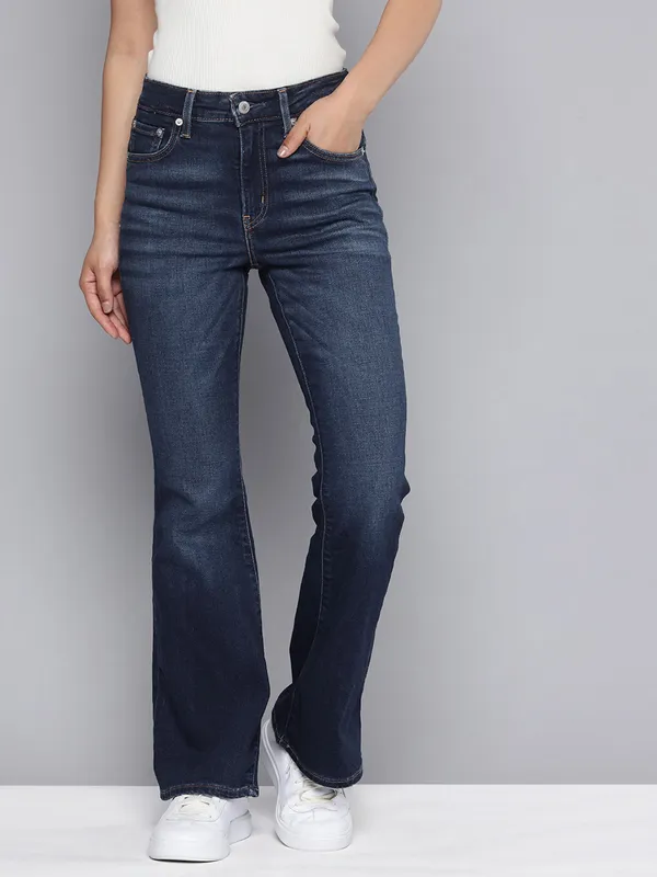 LEVIS navy casual wear denim jeans for women