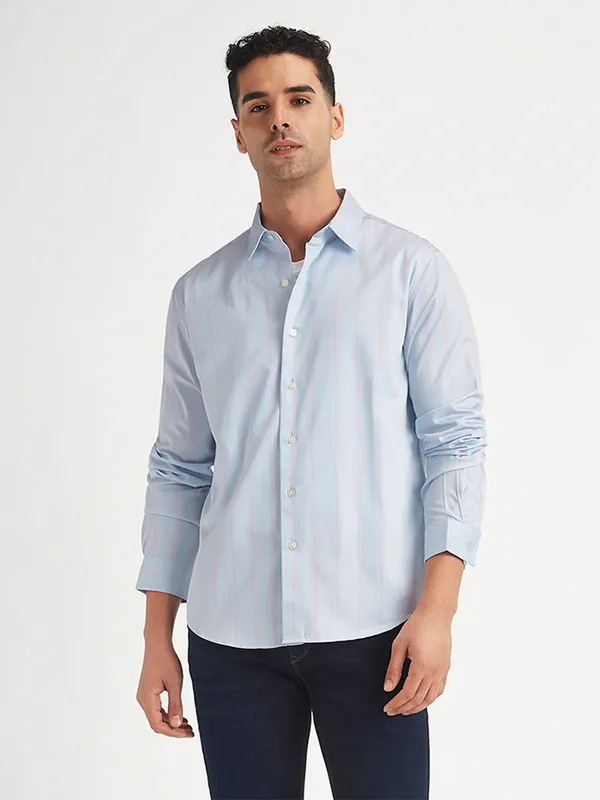 LEVIS sky blue cotton shirt