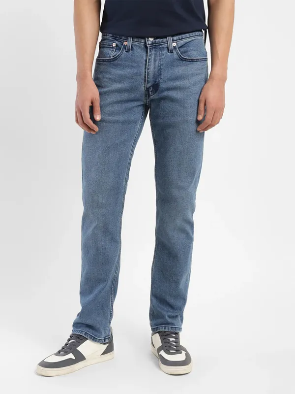 LEVIS washed slim fit jeans in blue