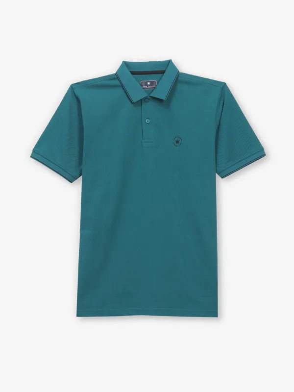 LOUIS PHILIPPE rama green cotton t-shirt
