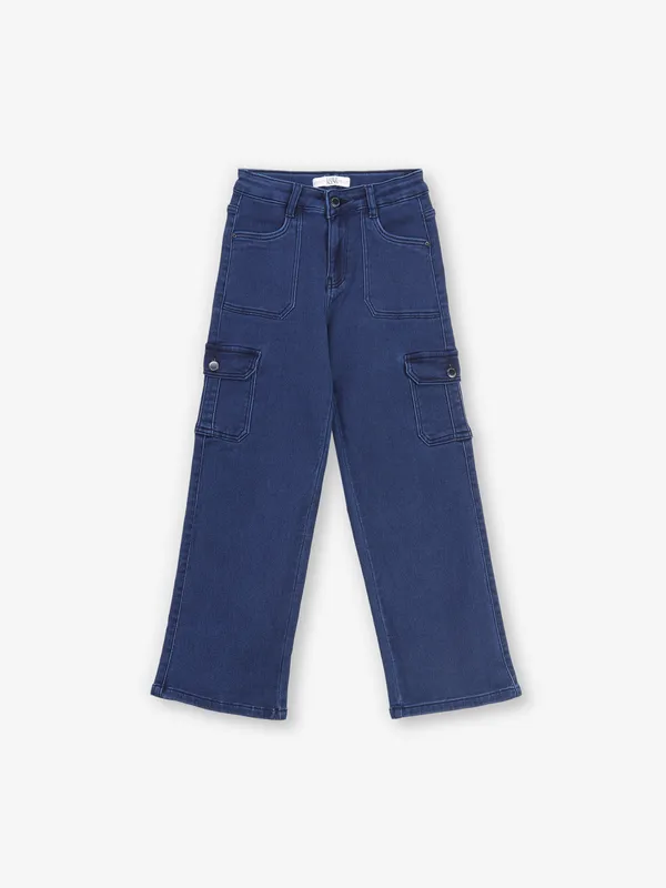 LOVEKINS blue cargo jeans