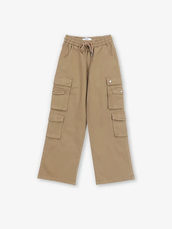 LOVEKINS khakhi cotton cargo pant