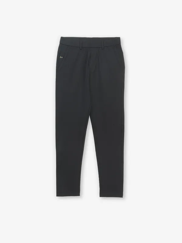 MAML cotton solid black track pant