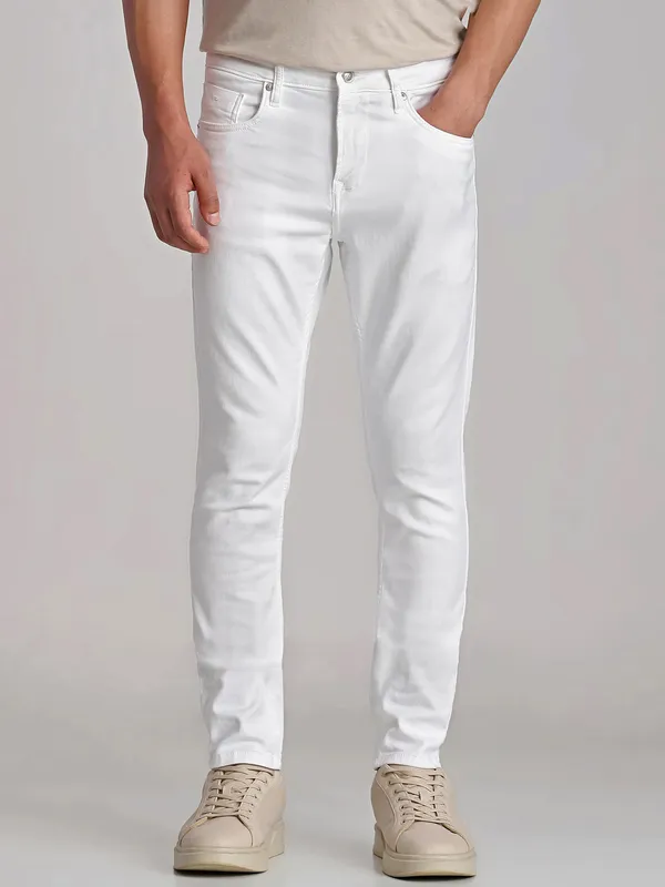 MUFTI white skinny fit jeans