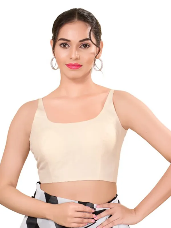 Off white blouse in rich silk