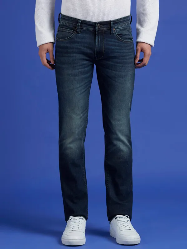 PEPE black washed jeans in denim