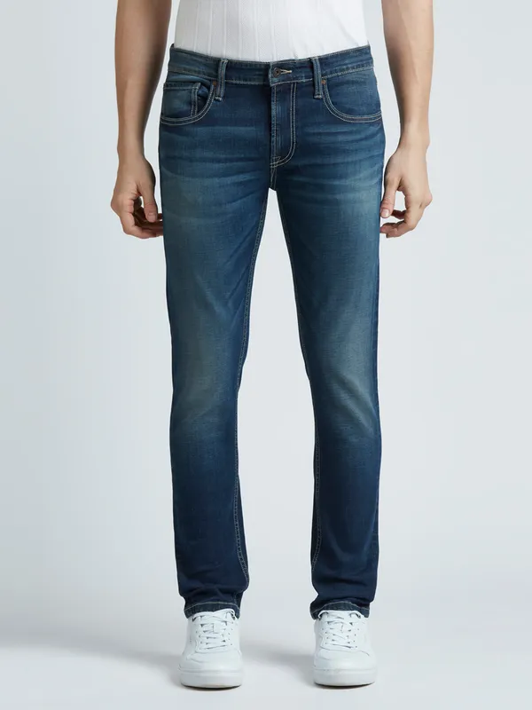 PEPE blue denim washed jeans