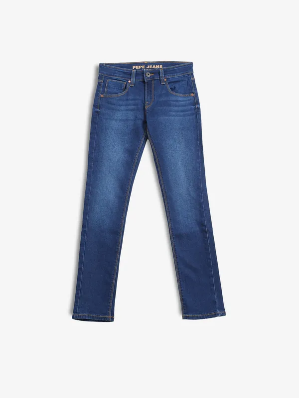 PEPE JEANS dark blue washed boys jeans