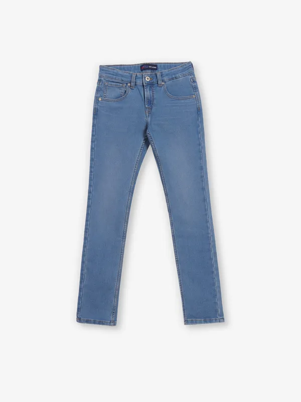 PEPE JEANS washed blue denim jeans