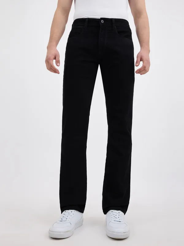 PEPE solid black denim jeans for mens new collection
