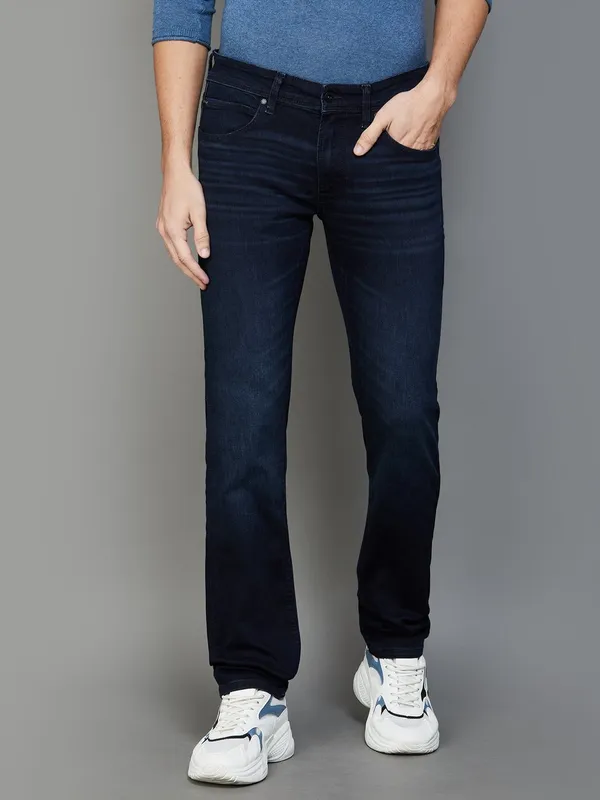 PEPE washed blue denim jeans