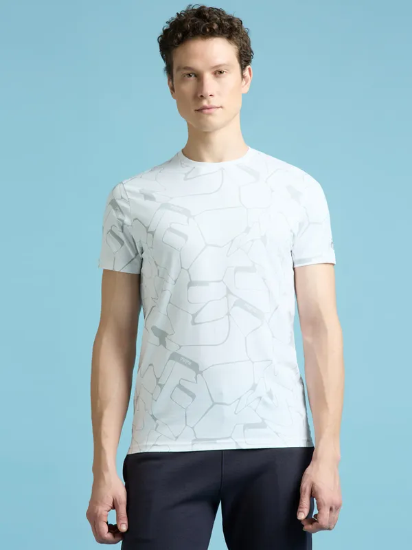 PEPE white cotton t-shirt with printed design