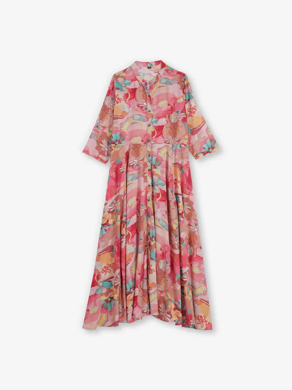 Pink whisper casual chic kurti