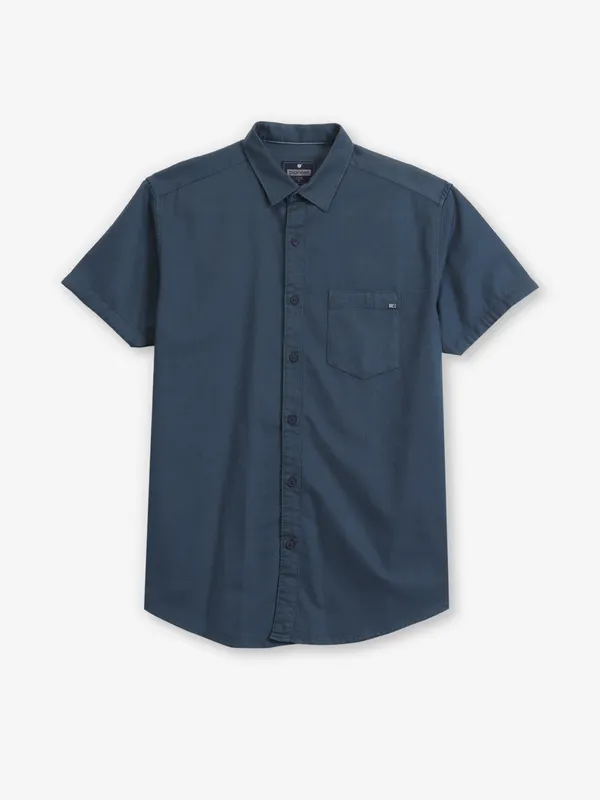 PIONEER classy navy half sleeve shirt