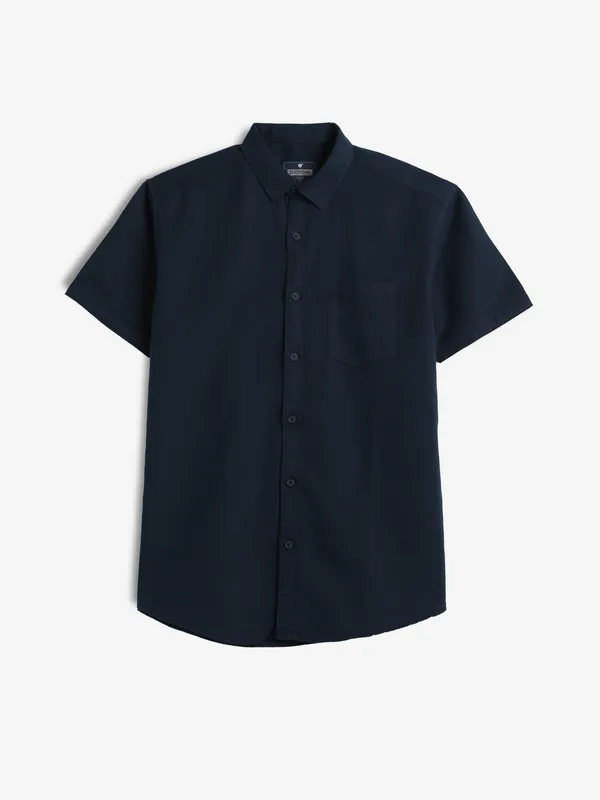 PIONEER navy cotton shirt