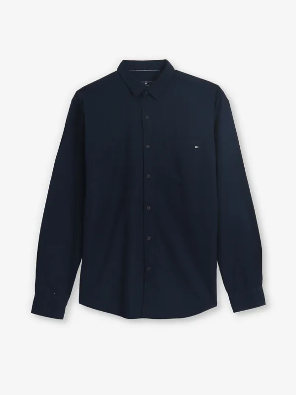 PIONEER palin navy cotton shirt