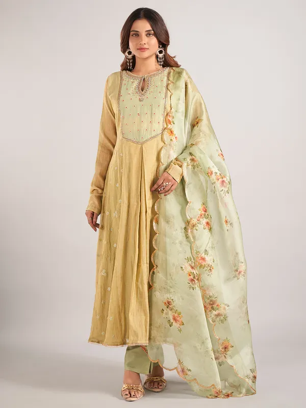 Pista green salwar suit for wedding