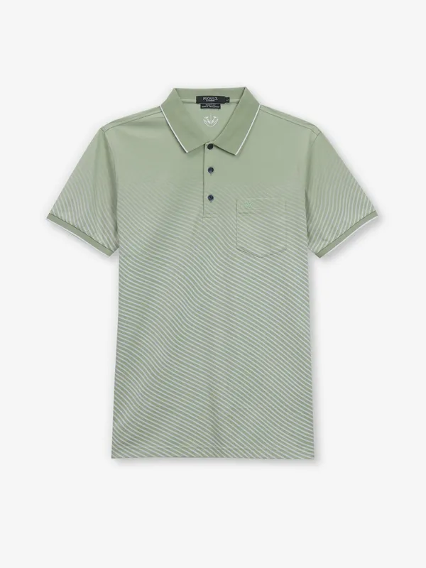 PSOULZ printed olive cotton t-shirt