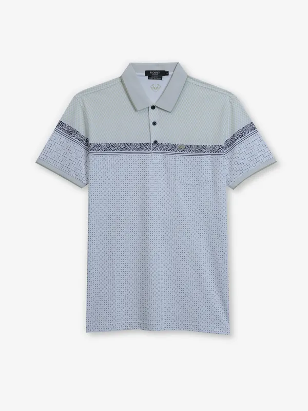 PSOULZ white printed casual cotton t-shirt