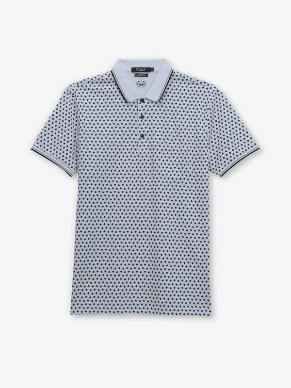 PSOULZ white printed casual t-shirt