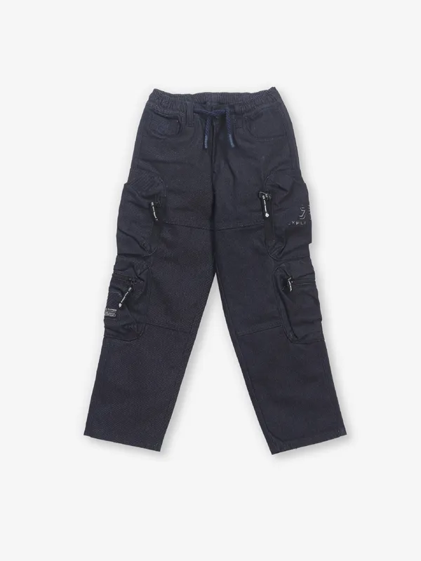 RAGS solid charcol grey cargo jeans