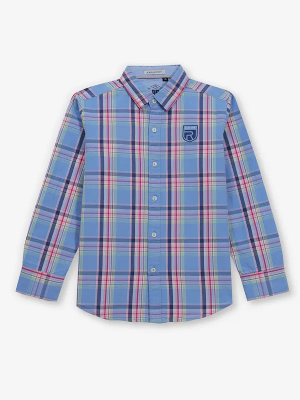 RUFF light blue checks shirt