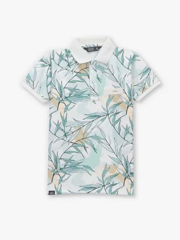 RUFF off-white printed cotton t-shirt