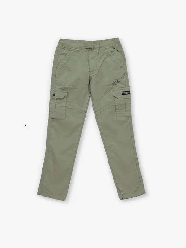 RUFF pista green cotton cargo for boy