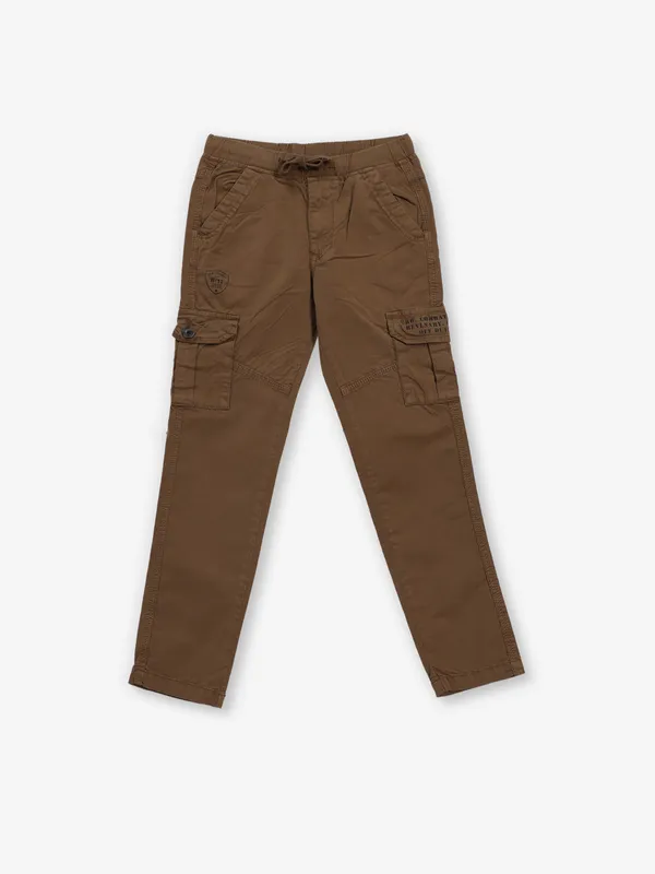 RUFF solid brown six pocket cargo