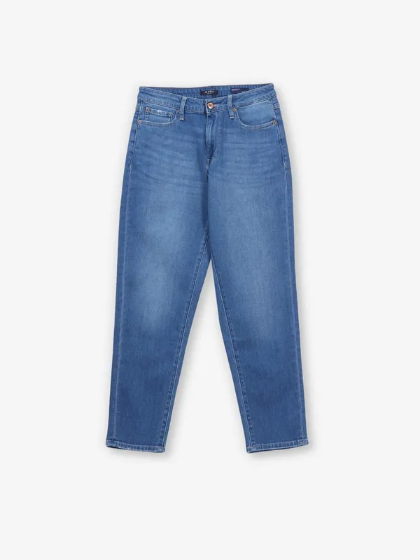 SPYKAR blue washed denim slim fit jeans