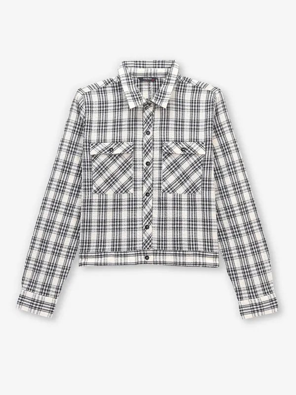 SPYKAR cotton beige shirt for women