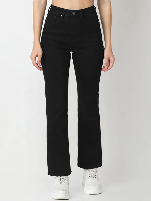SPYKAR denim jeans in solid black