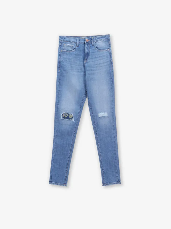 SPYKAR light blue casual ripped jeans