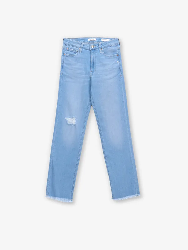 SPYKAR ripped blue straight fit jeans